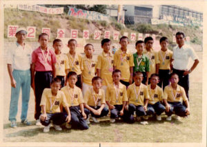全日本少年サッカー大会（東京　よみうりランド）に佐賀県代表として出場。小学５年生時にGKとして出場しました。